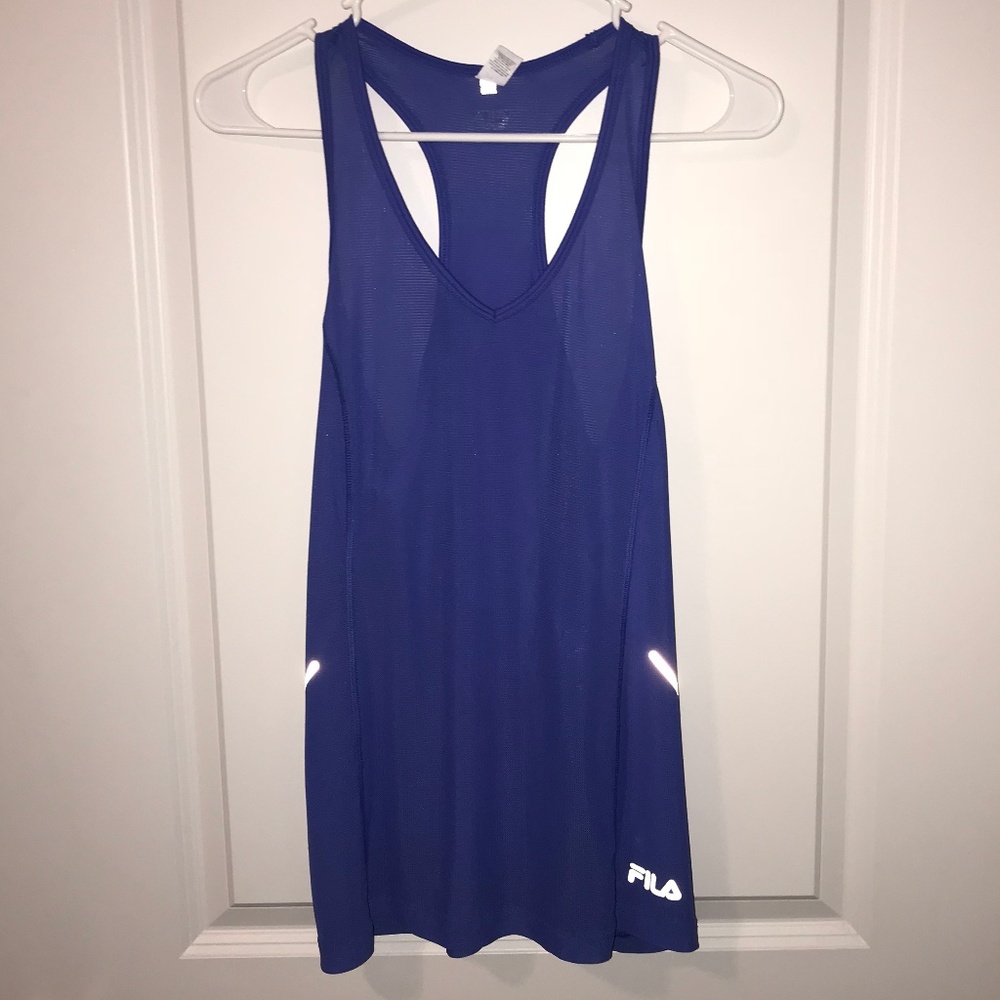 Fila Purple Mesh Workout Tank Top Size Medium